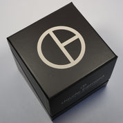 Claude Bernard Men's Silver Dial Black Leather Chronograph Watch 10247-3C-AIN