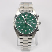 Claude Bernard Men's Green Dial Stainless Steel Chronograph Watch 10247-3M-VIN