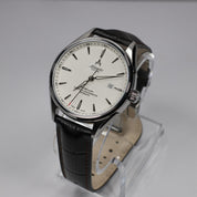 Atlantic Worldmaster COSC Chronometer Men's White Dial Brown Leather Watch 52781.41.21