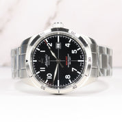Atlantic Seaflight Men's Black Dial Stainless Steel Quartz Watch 70356.41.65