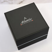 Atlantic Seaflight Men's Black Dial Stainless Steel Quartz Watch 70356.41.65