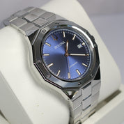 Bulova Men's Classic Blue Dial Stainless Steel Automatic Watch 96B463