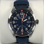 Citizen Eco-Drive Men's Blue Dial Nylon Strap Watch AW5000-16L