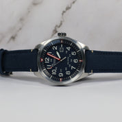 Citizen Eco-Drive Men's Blue Dial Nylon Strap Watch AW5000-16L