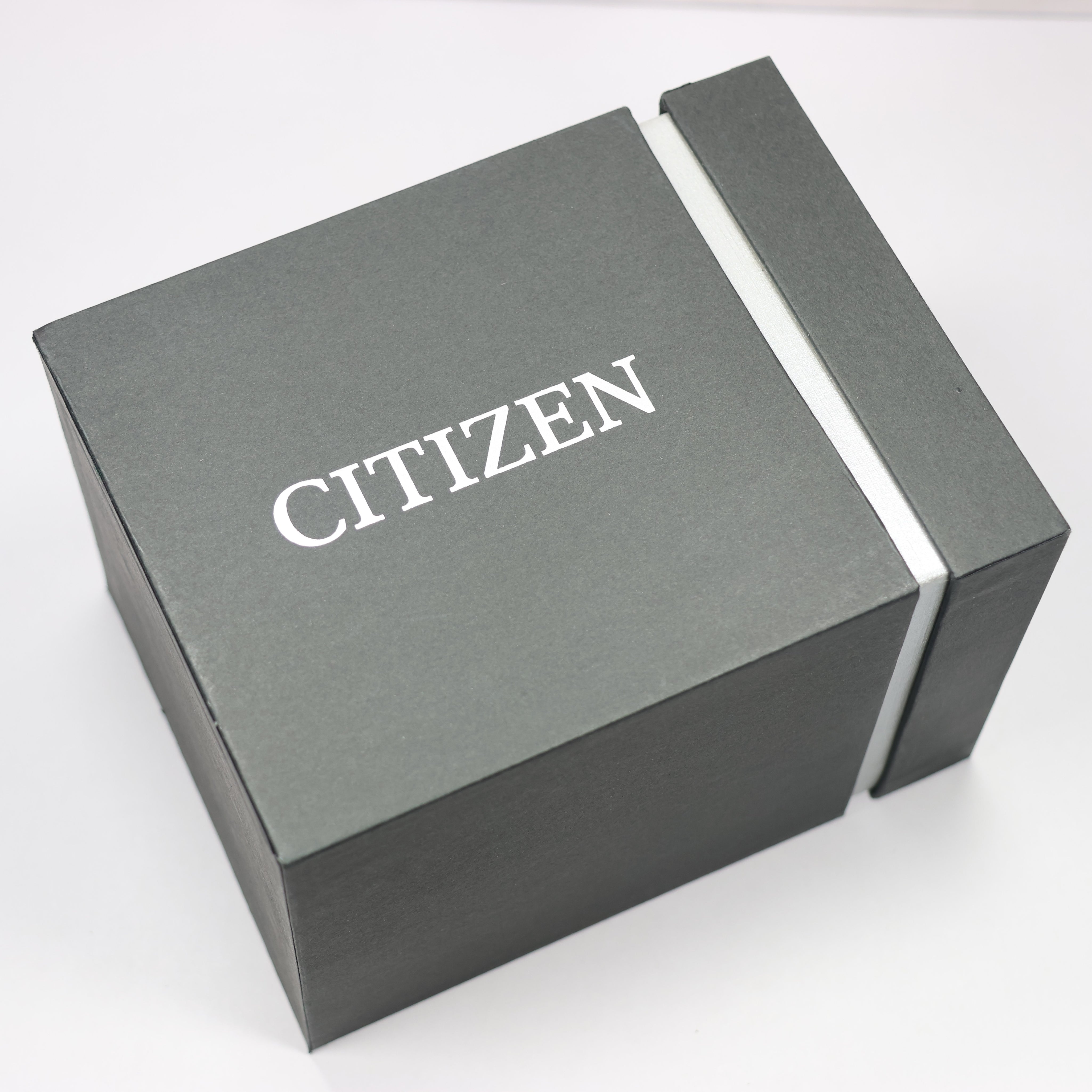 Citizen Zenshin Eco-Drive Men's Salmon Dial Titanium Chronograph Watch CA4610-85Z