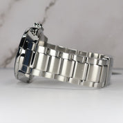 Citizen Eco-Drive Men's Blue Dial Stainless Steel Perpetual Chronograph Watch CB5914-89L