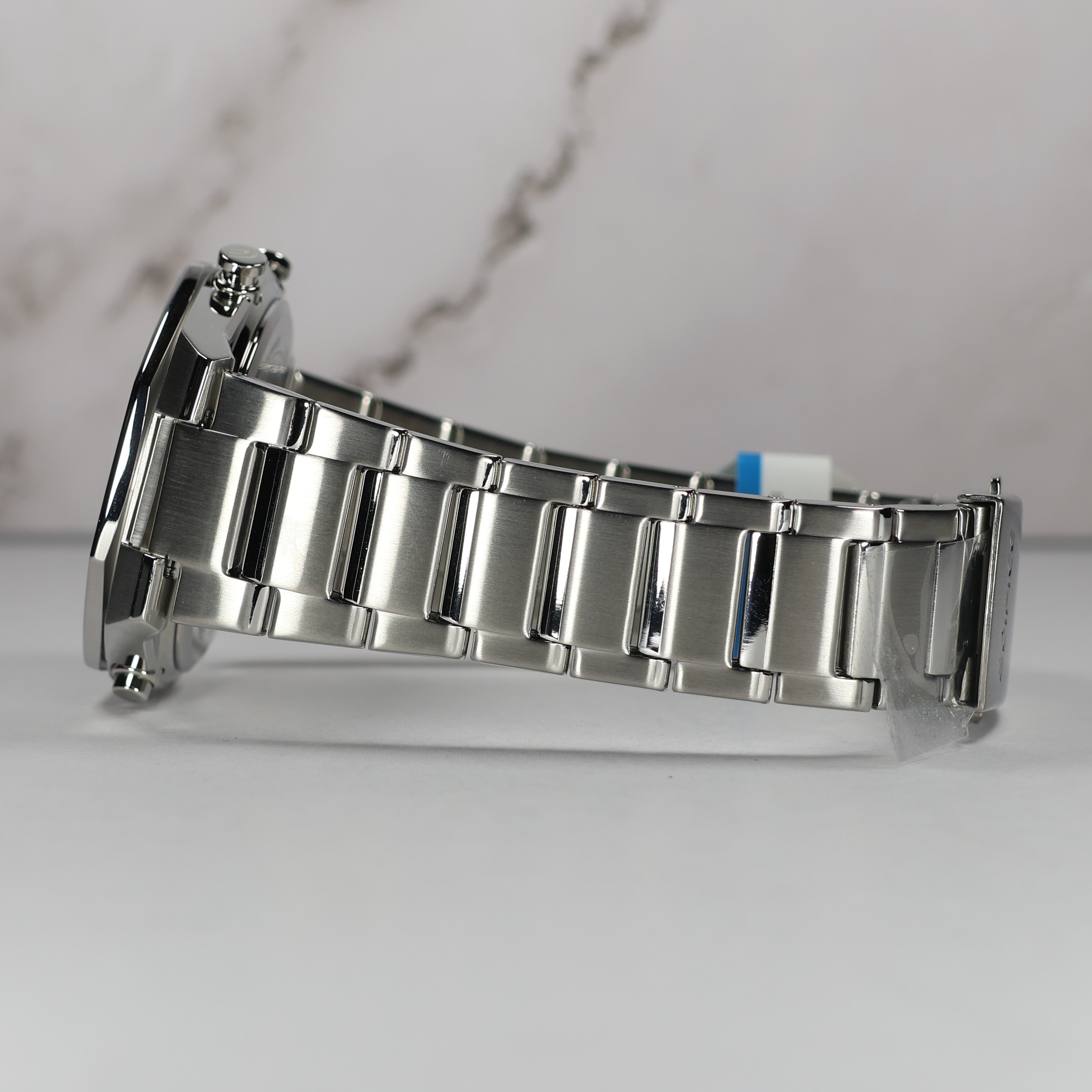 Casio Edifice Men's Blue Dial Stainless Steel Quartz Watch ECB-S10D-2AEF