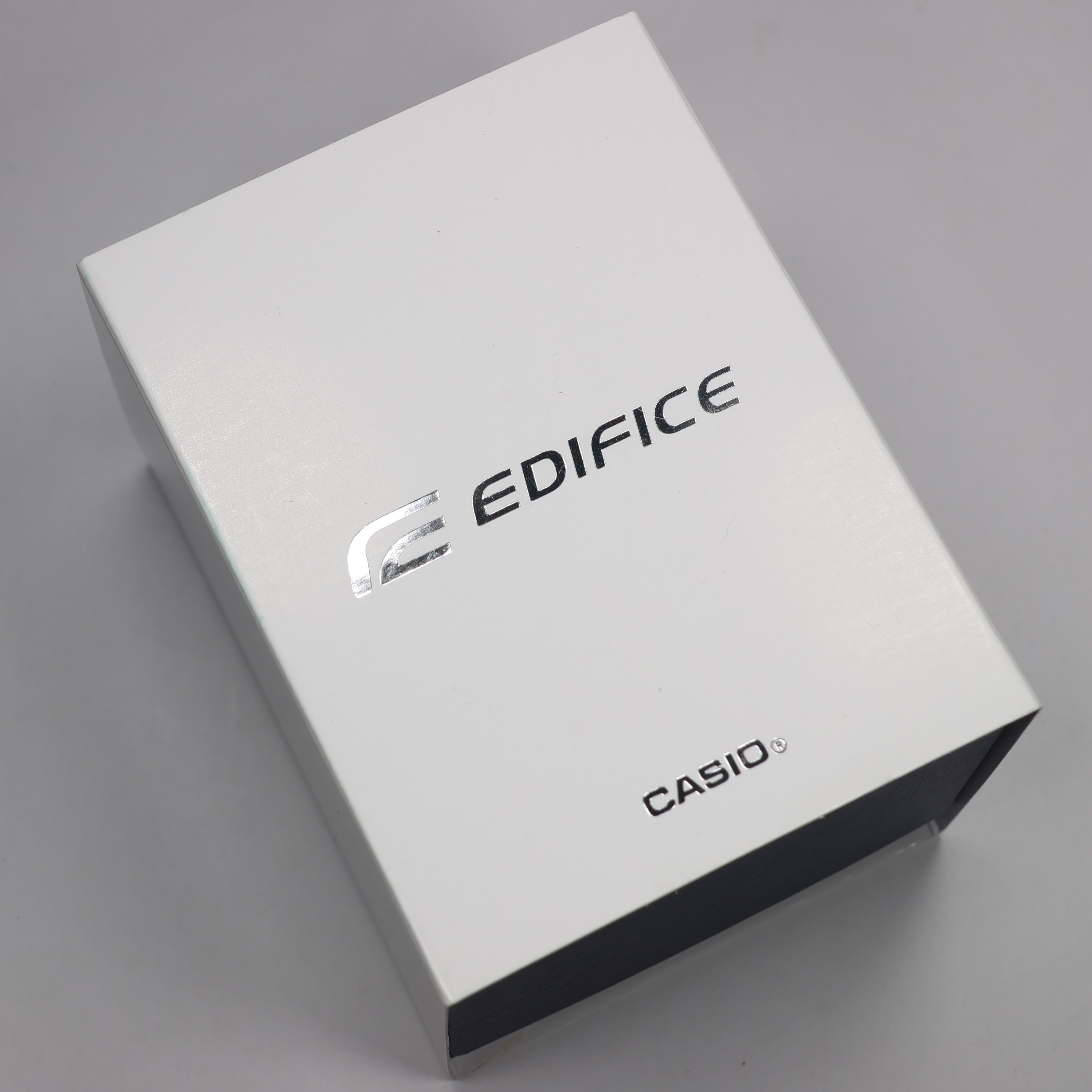 Casio Edifice Men's Green Dial Black Leather Chronograph Watch EFR-575CL-3AEF