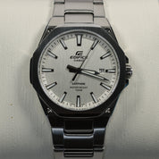 Casio Edifice Men's Silver Dial Stainless Steel Quartz Watch EFR-S108D-7AVUEF