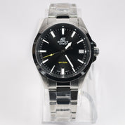 Casio Edifice Men's Black Dial Stainless Steel Sports Watch EFV-100D-1AVUEF
