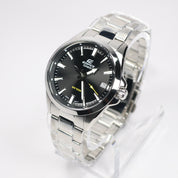 Casio Edifice Men's Black Dial Stainless Steel Sports Watch EFV-100D-1AVUEF