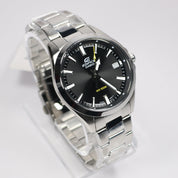 Casio Edifice Men's Black Dial Stainless Steel Sports Watch EFV-100D-1AVUEF