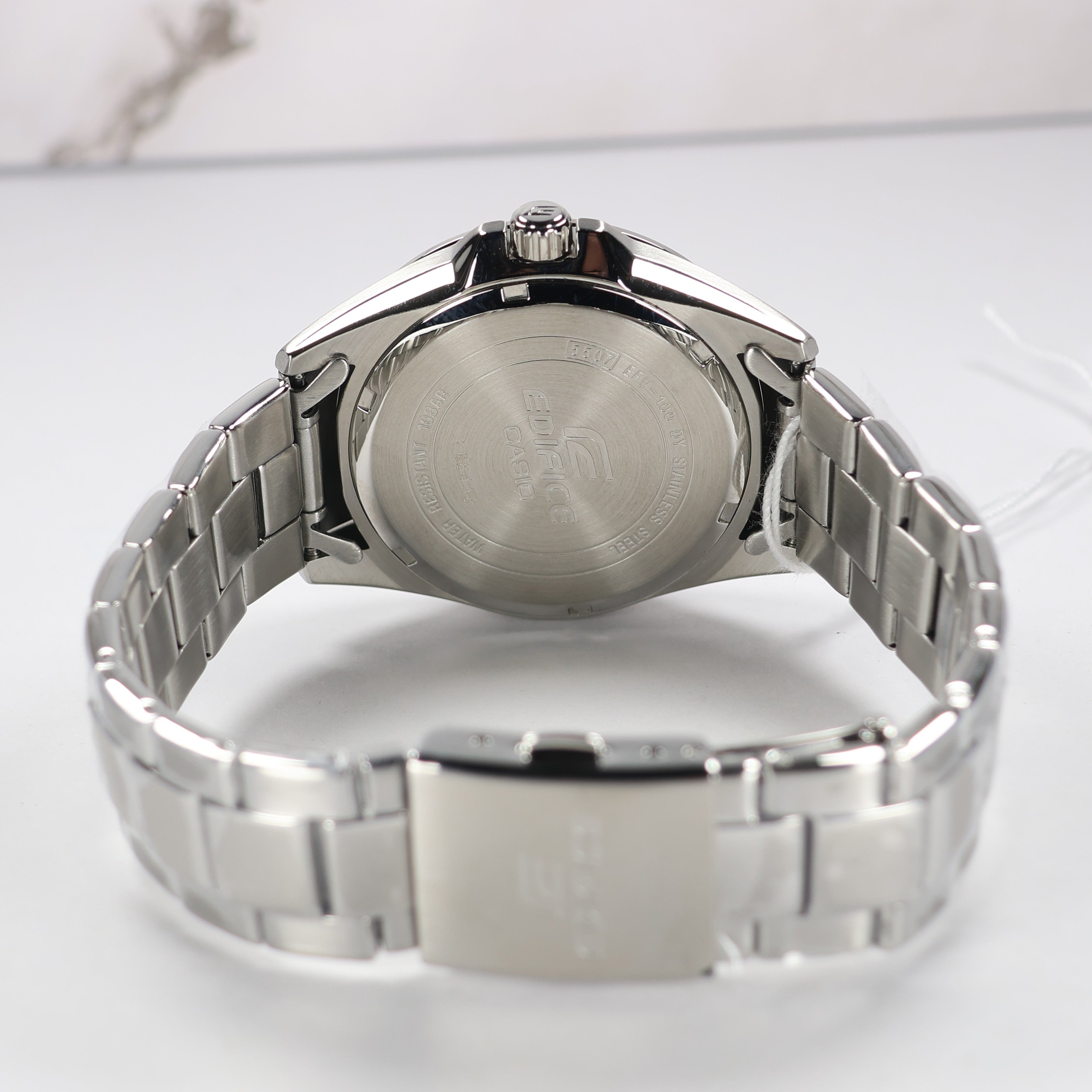 Casio Edifice Men's Blue Dial Stainless Steel Sports Watch EFV-100D-2AVUEF