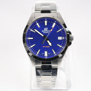 Casio Edifice Men's Blue Dial Stainless Steel Sports Watch EFV-100D-2AVUEF