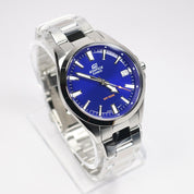 Casio Edifice Men's Blue Dial Stainless Steel Sports Watch EFV-100D-2AVUEF