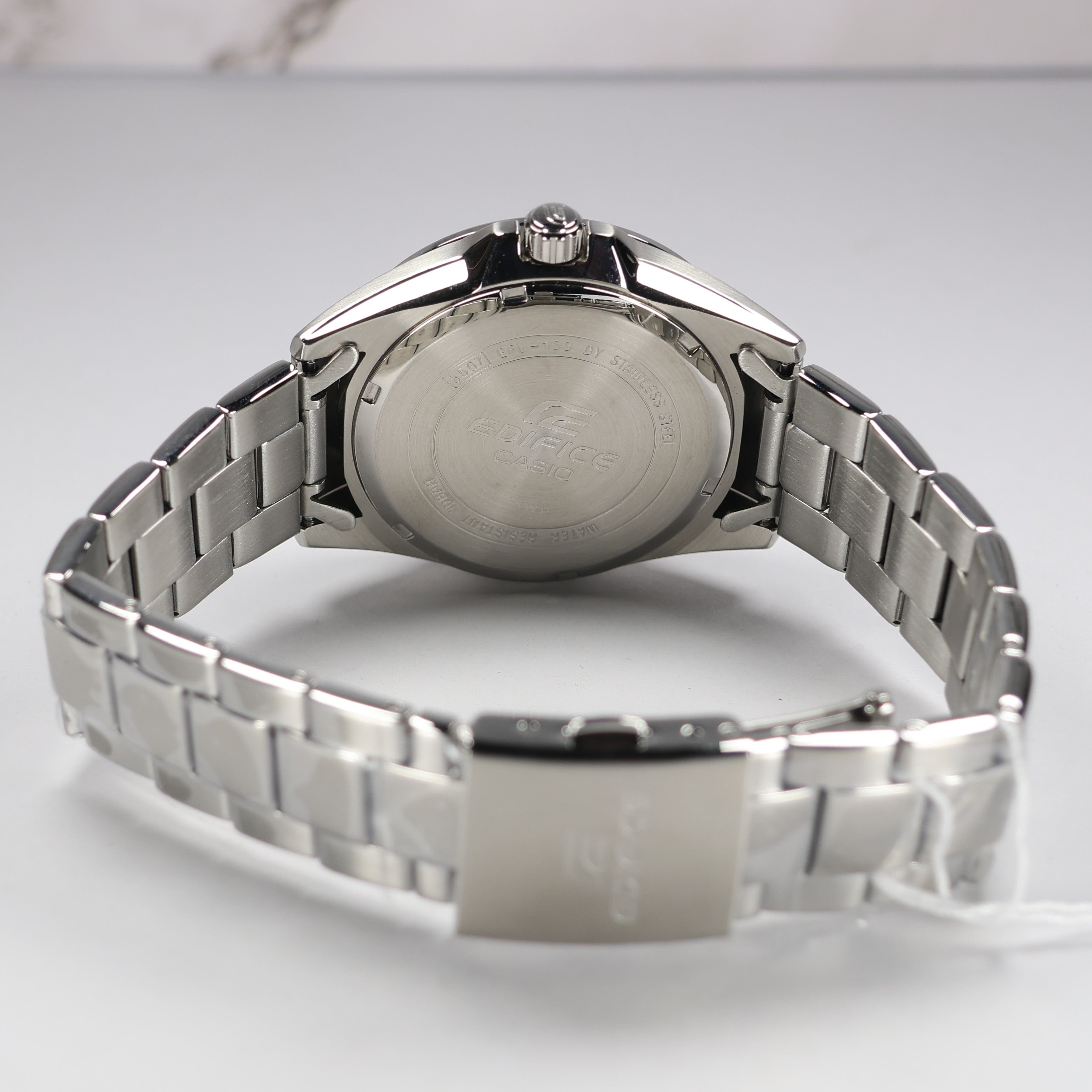 Casio Edifice Men's Blue Dial Stainless Steel Sports Watch EFV-100D-2BVUEF