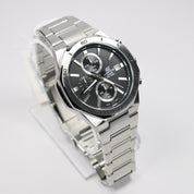Casio Edifice Men's Black Dial Stainless Steel Chronograph Watch EFV-640D-1AVUEF
