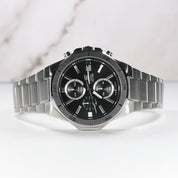 Casio Edifice Men's Black Dial Stainless Steel Chronograph Watch EFV-640D-1AVUEF