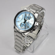 Casio Edifice Men's Blue Dial Stainless Steel Chronograph Watch EFV-640D-2BVUEF