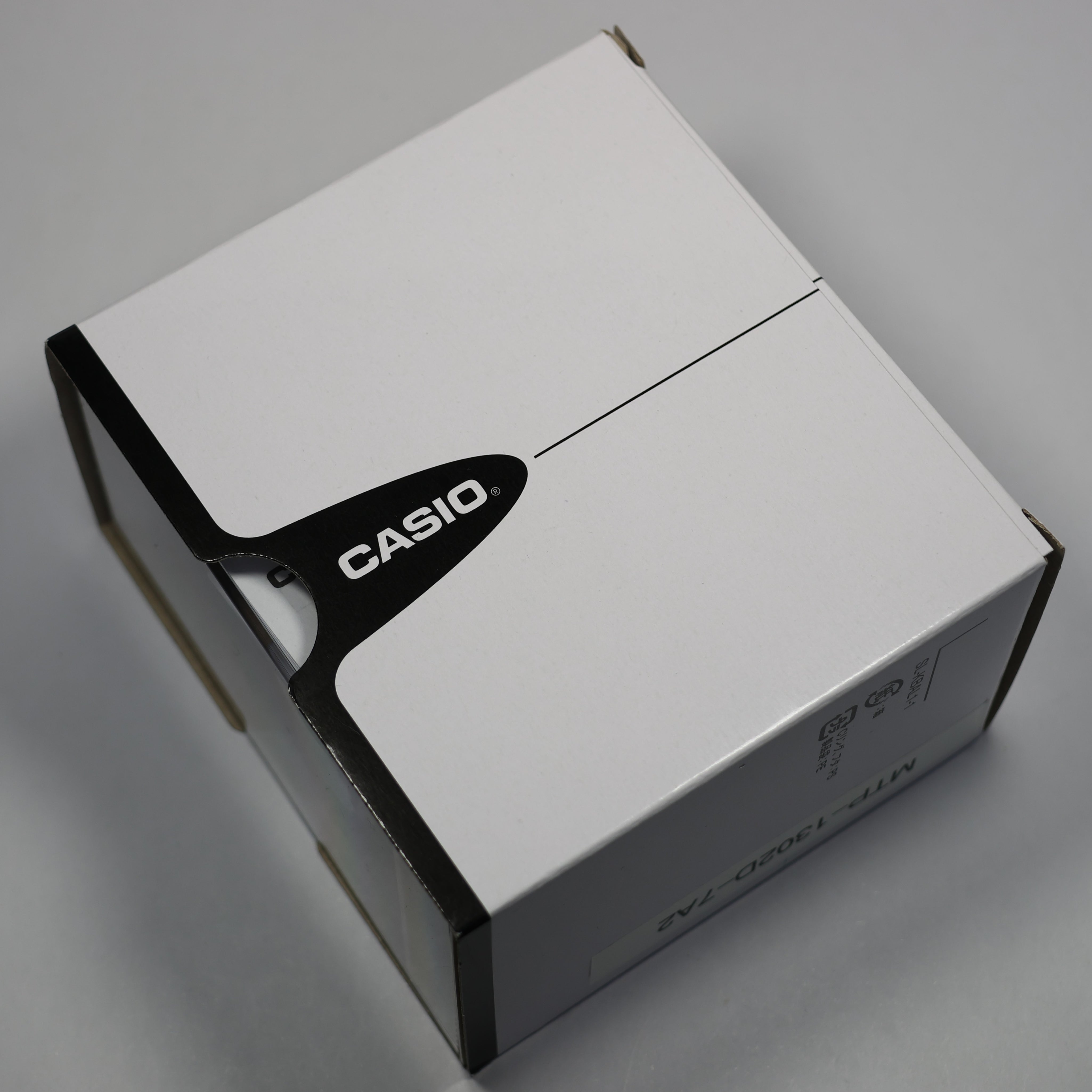 Casio Men's White Sunray Dial Stainless Steel Quartz Watch MTP-1302D-7A2