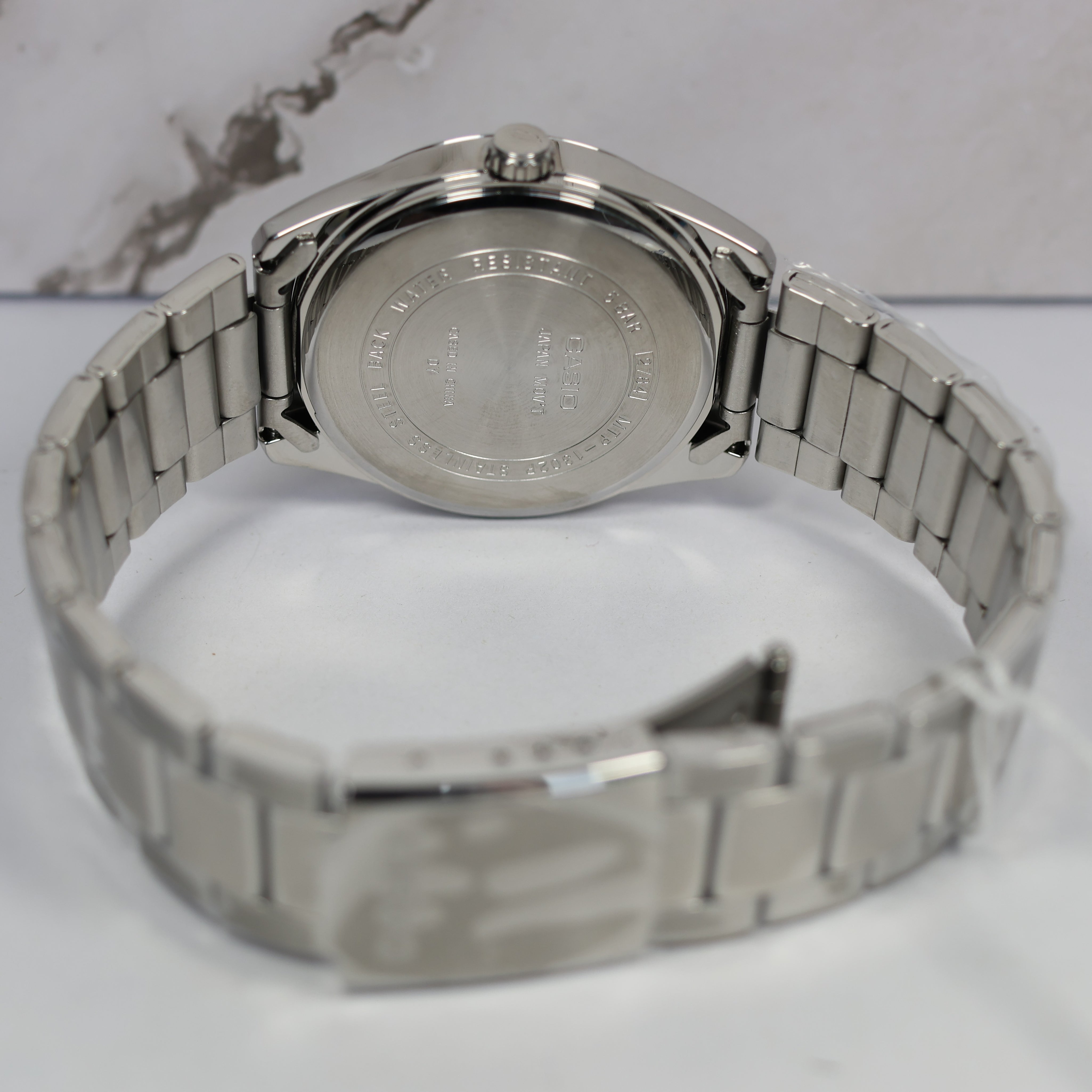 Casio Men's Vintage Green Dial Stainless Steel Quartz Watch MTP-1302PD-3AVEF