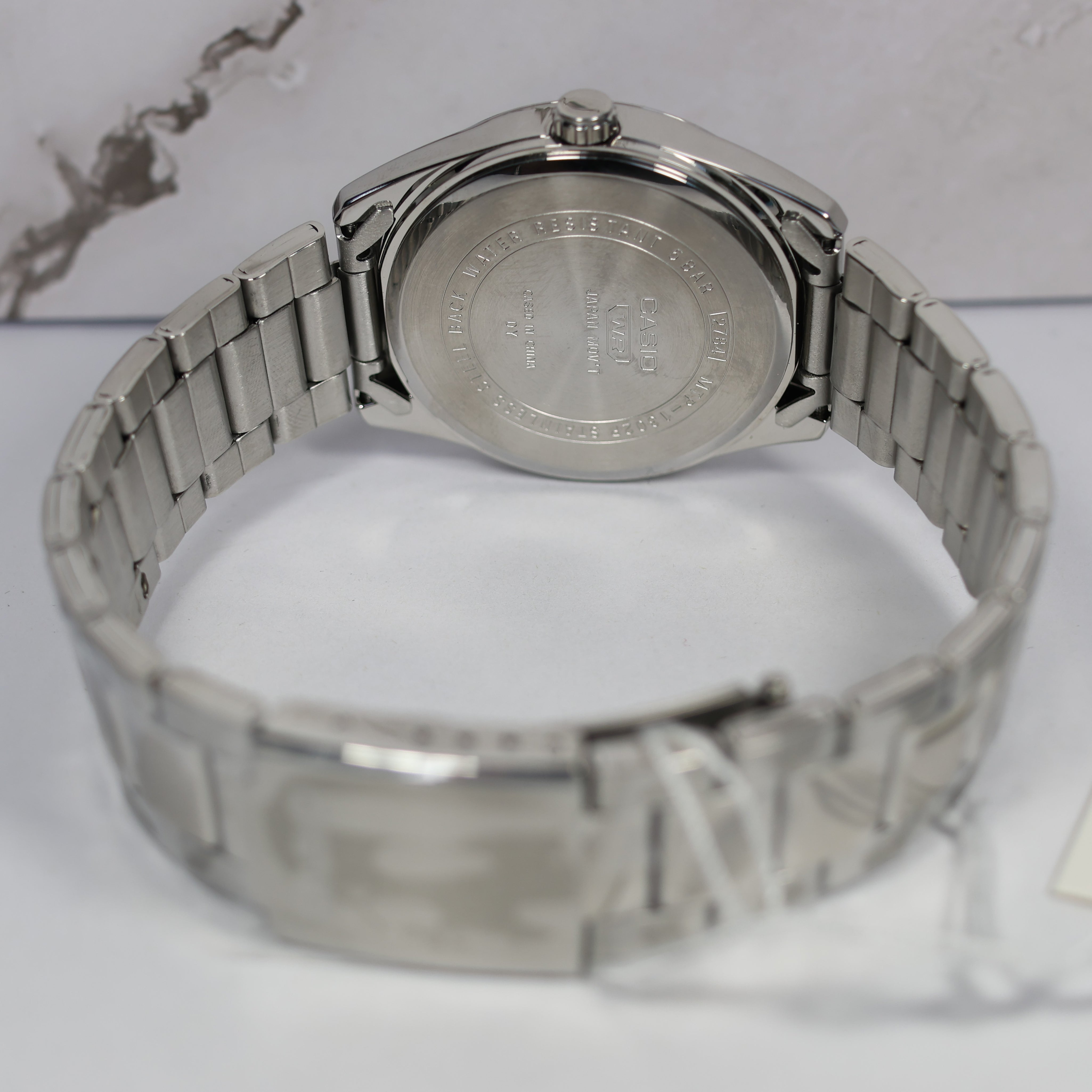 Casio Men's Vintage Blue Dial Stainless Steel Quartz Watch MTP-1302PE-2AVEF