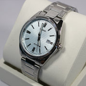 Casio Men's Vintage Blue Dial Stainless Steel Quartz Watch MTP-1302PE-2AVEF
