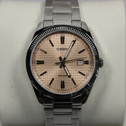Casio Men's Vintage Salmon Pink Dial Stainless Steel Quartz Watch MTP-1302PE-4AVEF