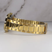 Casio Men's Green Dial Gold Band Stainless Steel Quartz Watch MTP-1302PGC-3AVEF