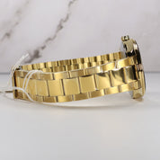 Casio Men's Brown Dial Gold Band Stainless Steel Quartz Watch MTP-1302PGC-5AVEF