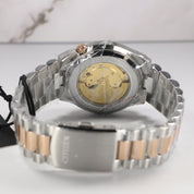 Citizen Tsuyosa Men's Black Dial Two Tone Stainless Steel Watch NJ0154-80H