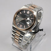 Citizen Tsuyosa Men's Black Dial Two Tone Stainless Steel Watch NJ0154-80H