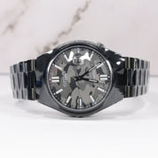 Citizen Tsuyosa Men's Black Camouflage Dial Stainless Steel Watch NJ0155-87E