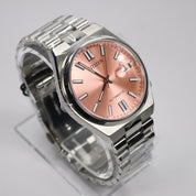 Citizen Tsuyosa Men's Pink Dial Stainless Steel Watch NJ0158-89X