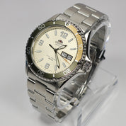 Orient Mako III Men's Champagne Dial Stainless Steel Sports Watch RA-AA0821S39B