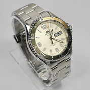 Orient Mako III Men's Champagne Dial Stainless Steel Sports Watch RA-AA0821S39B