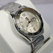Orient Mako III Men's Champagne Dial Stainless Steel Sports Watch RA-AA0821S39B