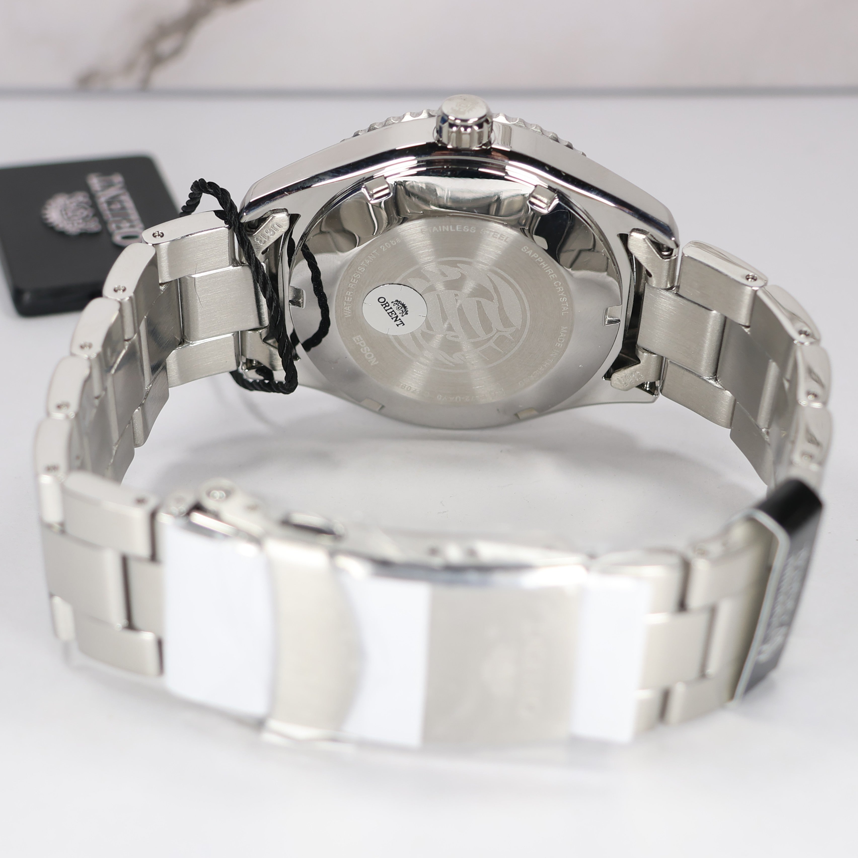 Orient Mako Men's Black Dial Stainless Steel Sports Watch RA-AC0Q01B