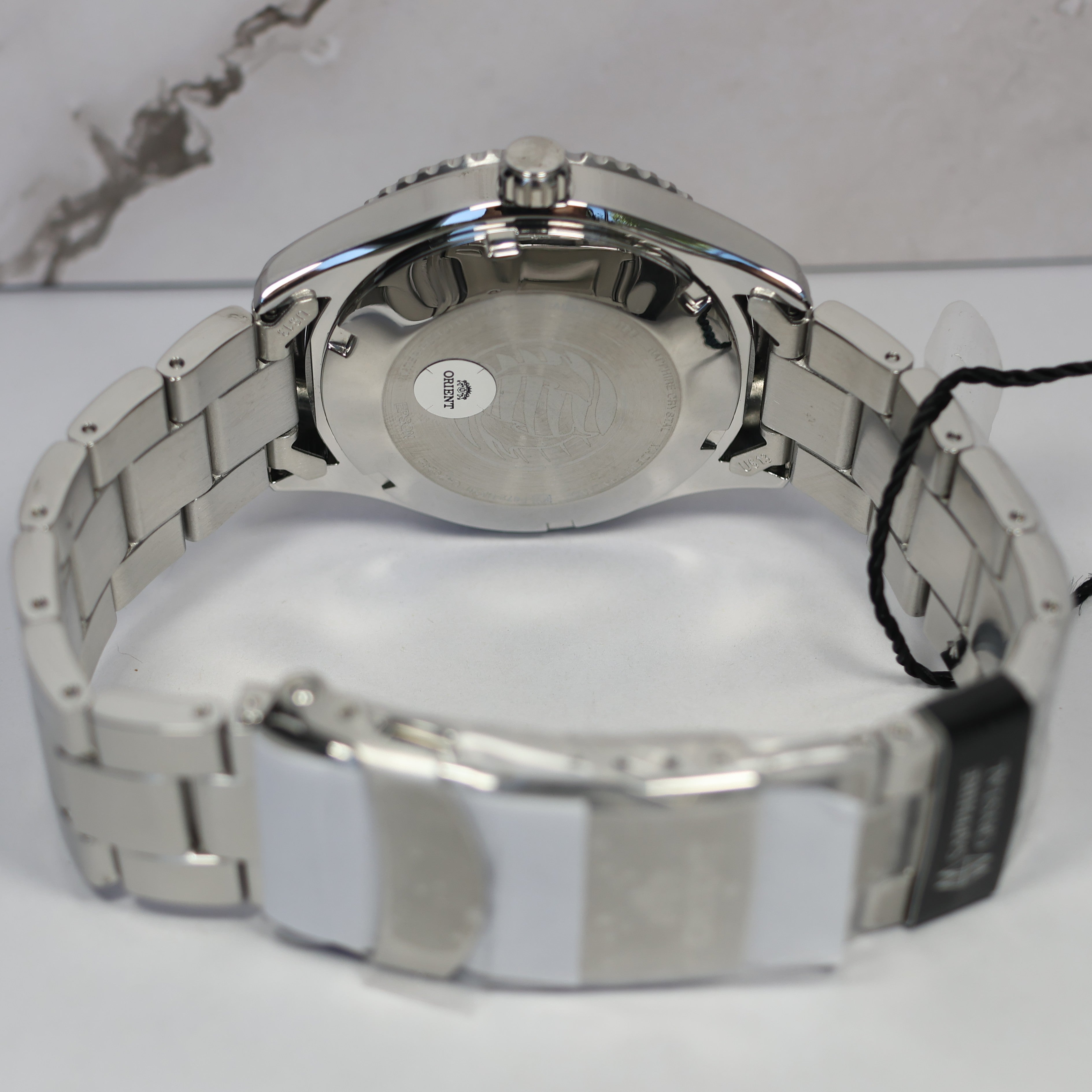 Orient Mako Men's Black Dial Stainless Steel Sports Watch RA-AC0Q01B