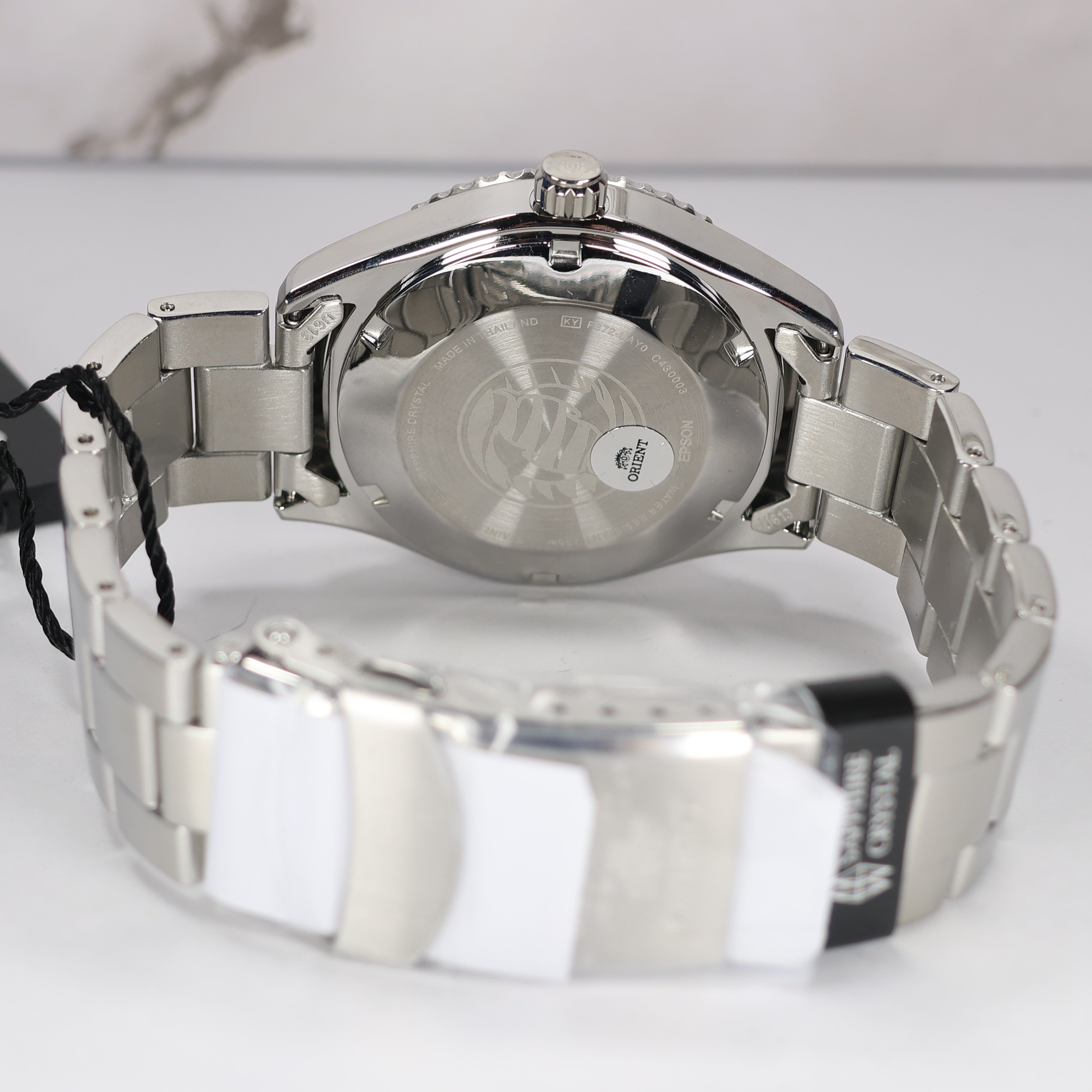 Orient Mako Men's Blue Dial Staineless Steel Sports Watch RA-AC0Q02L