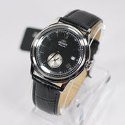 Orient Bambino V2 Men's Black Dial Black Leather Automatic Watch RA-AP0101B