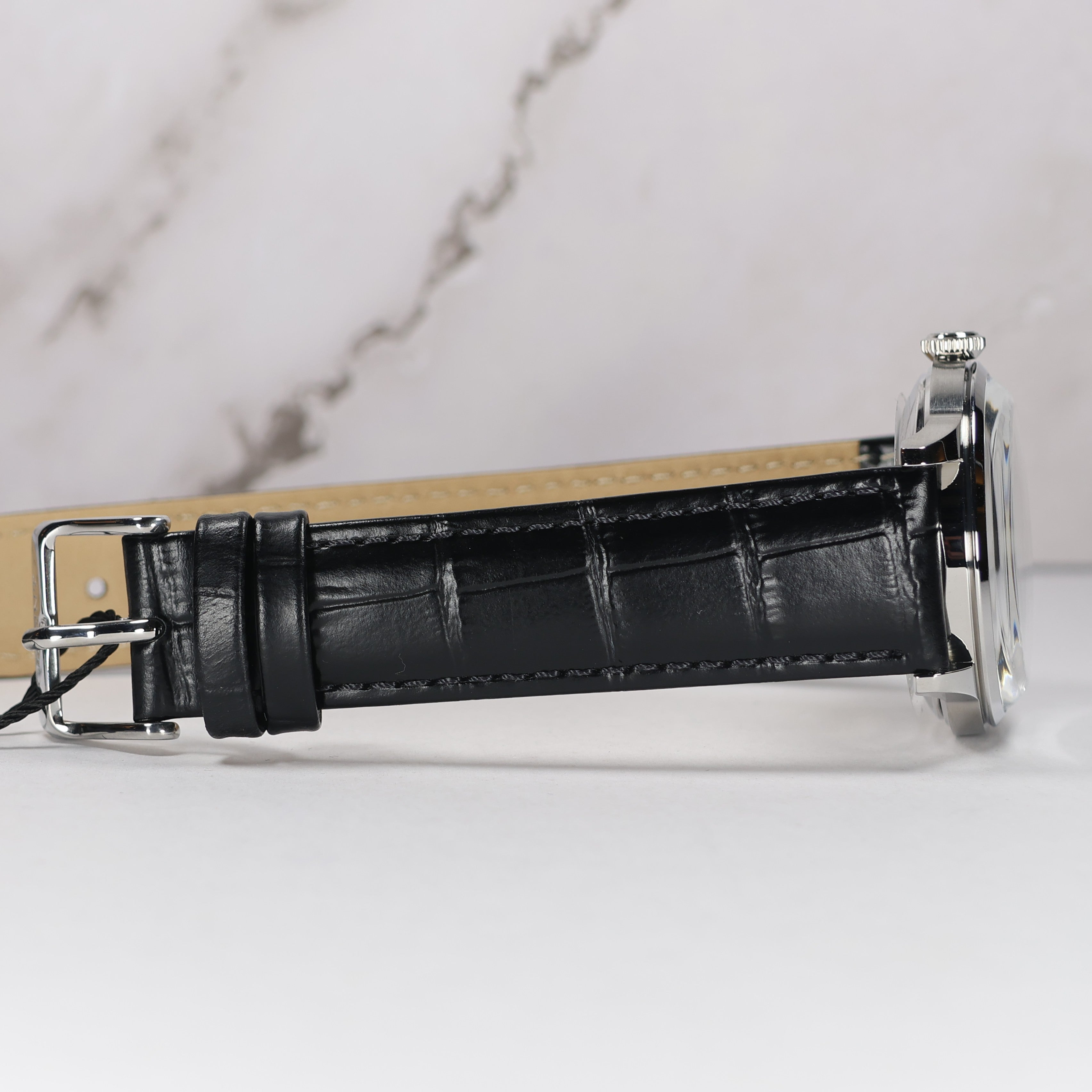 Orient Bambino V2 Men's Black Dial Black Leather Automatic Watch RA-AP0101B