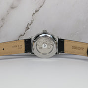 Orient Bambino V2 Men's Black Dial Black Leather Automatic Watch RA-AP0101B