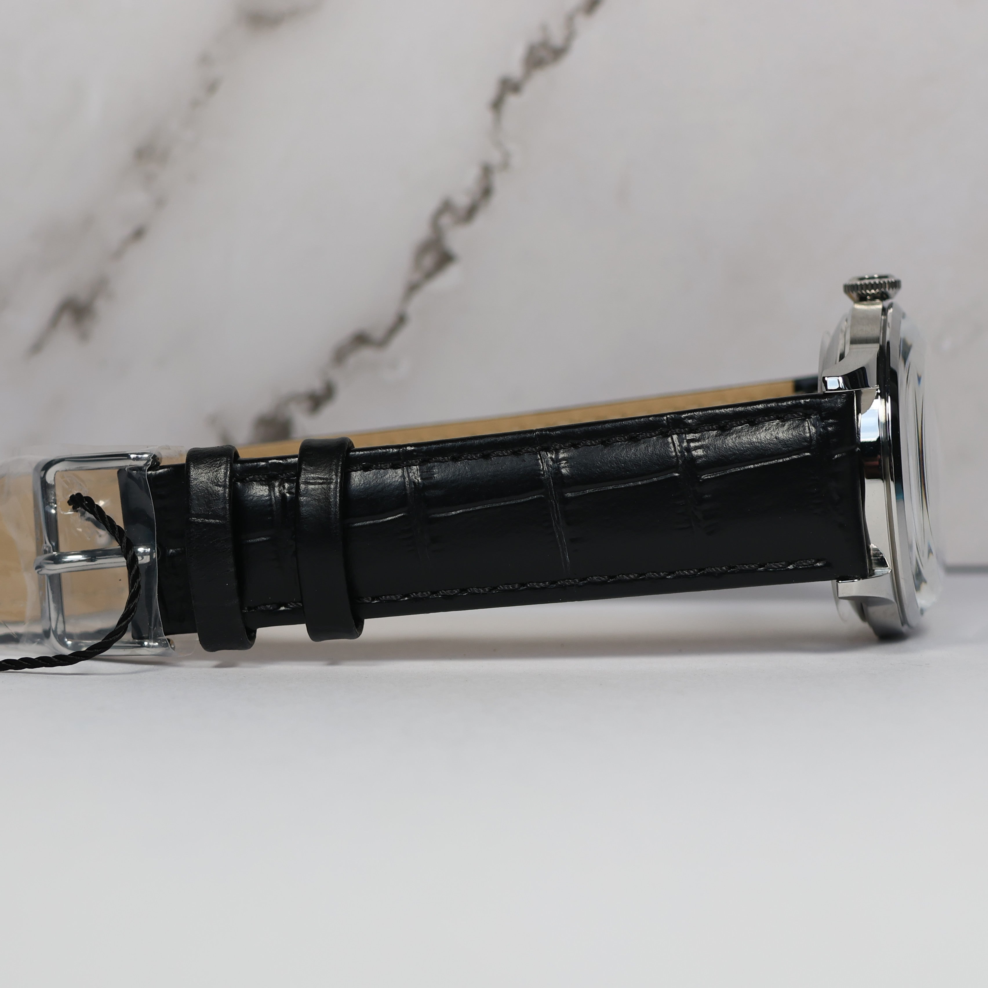 Orient Bambino V2 Men's Black Dial Black Leather Automatic Watch RA-AP0101B
